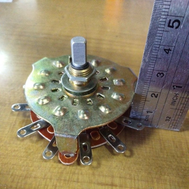 Jual ROTARY SWITCH 10A 12PIN ROTARI 12 KAKI 10 AMPERE | Shopee Indonesia