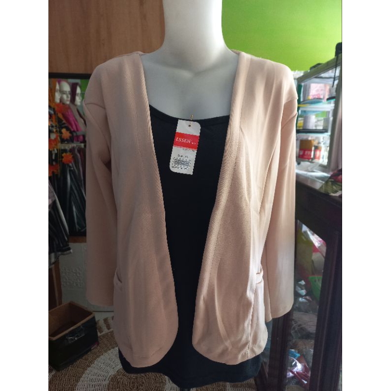 Jual REFE Cardigan Scuba Import | Shopee Indonesia