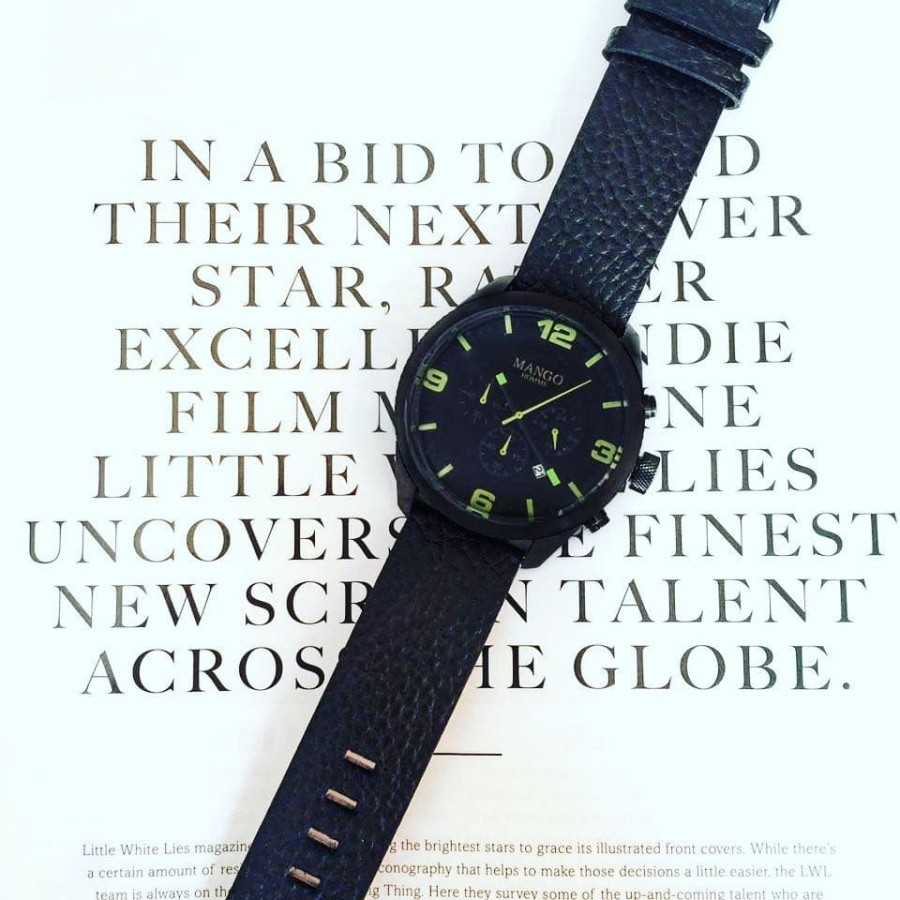Jual Jam Tangan Pria MANGO MH10006M-45 - Black | Shopee Indonesia