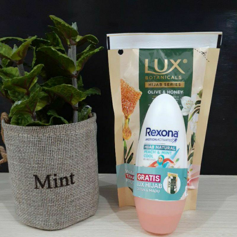 Jual REXONA HIJAB NATURAL 45ml + LUX HIJAB CAIR 85ml (661) | Shopee ...