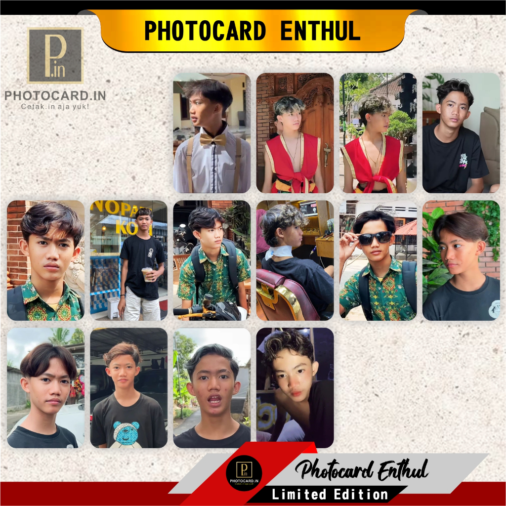 Jual Photocard Enthul Anggota GWSM isi 50 pcs (Free Stiker dan Inner ...