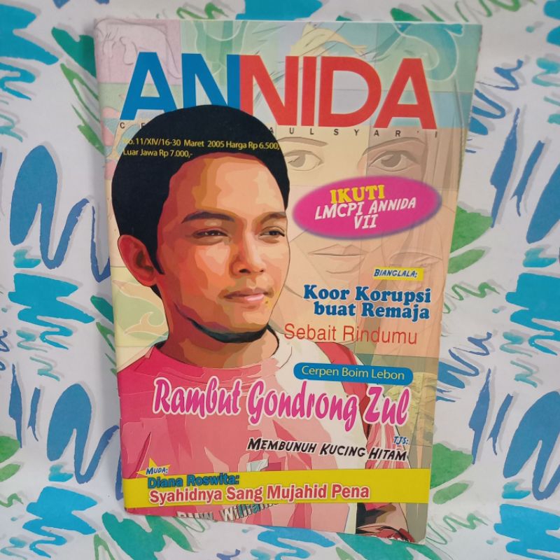Jual original Majalah Annida Rambut Gondrong Zul Nomor 11/XIV/16-30