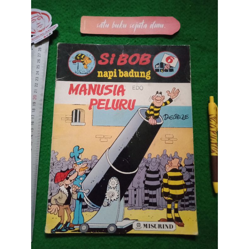 Jual Buku Komik Cetakan Pertama Minus : Si Bob Napi Badung #7 Penjara ...