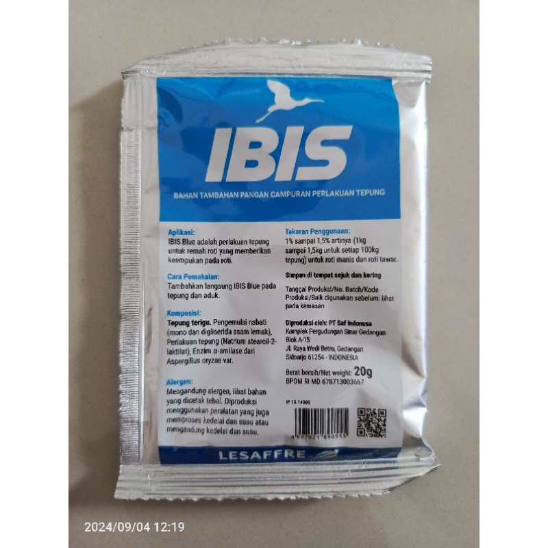 Jual IBIS BLUE SACHET | PENGEMPUK ROTI 20GR/PCS | Shopee Indonesia