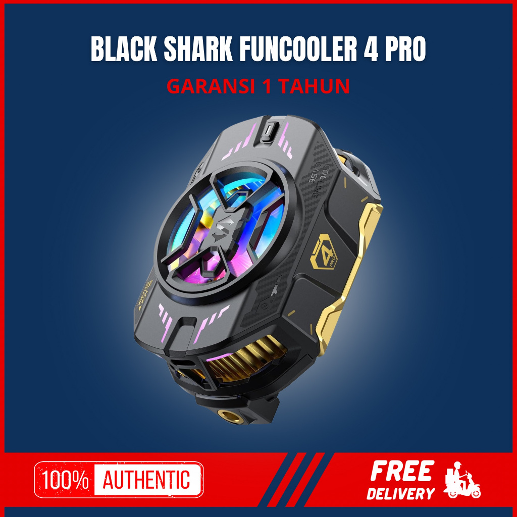 Jual black shark fun cooler 4 pro 7 blade high rpm ultra fast cooling