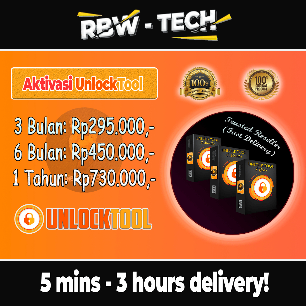 Jual Aktivasi UnlockTool | Lisensi Bergaransi 3 Bulan, 6 Bulan, 1 Tahun ...