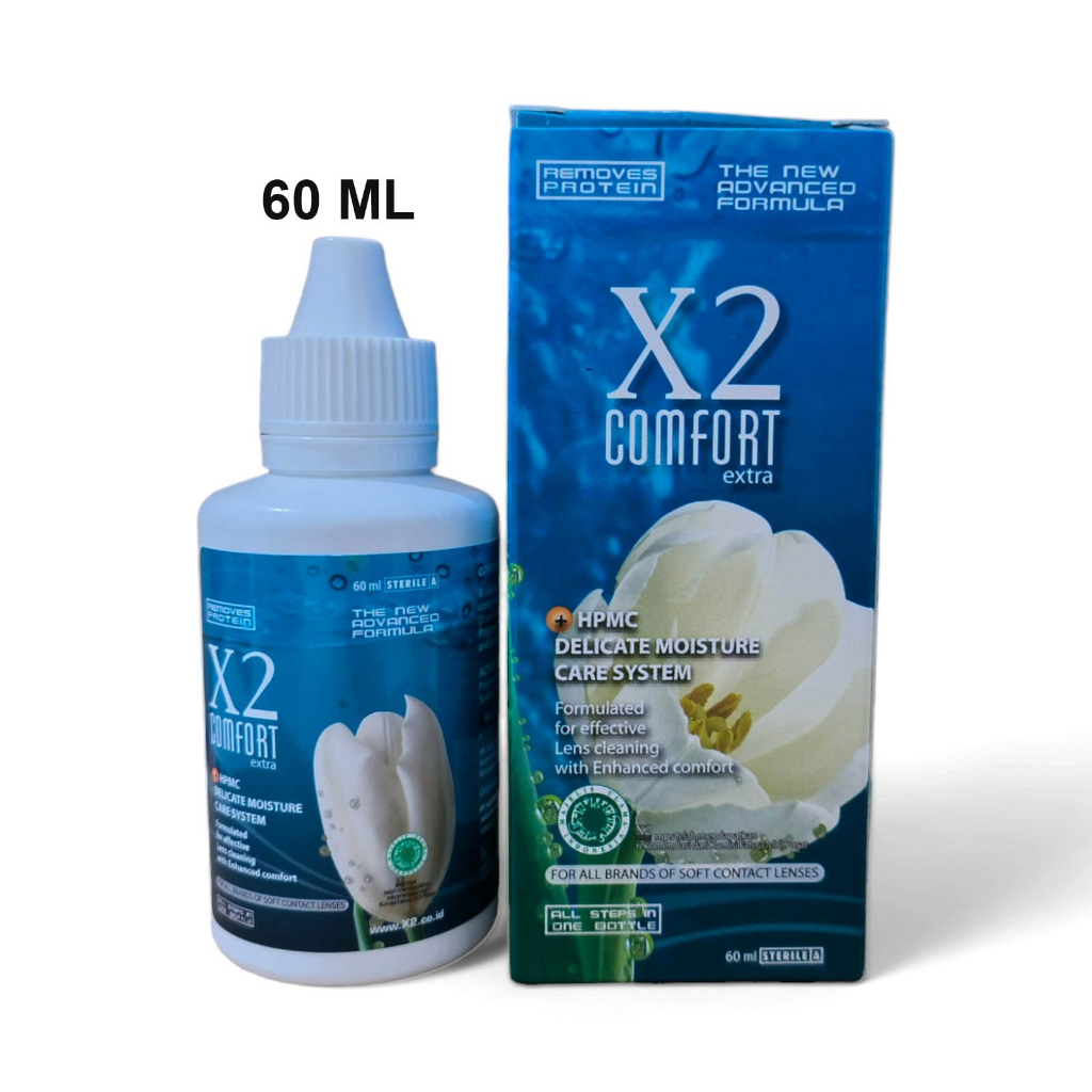 Jual Cairan Softlens X2 Comfort 60ml / Air Softlens X2 60ml / Air ...