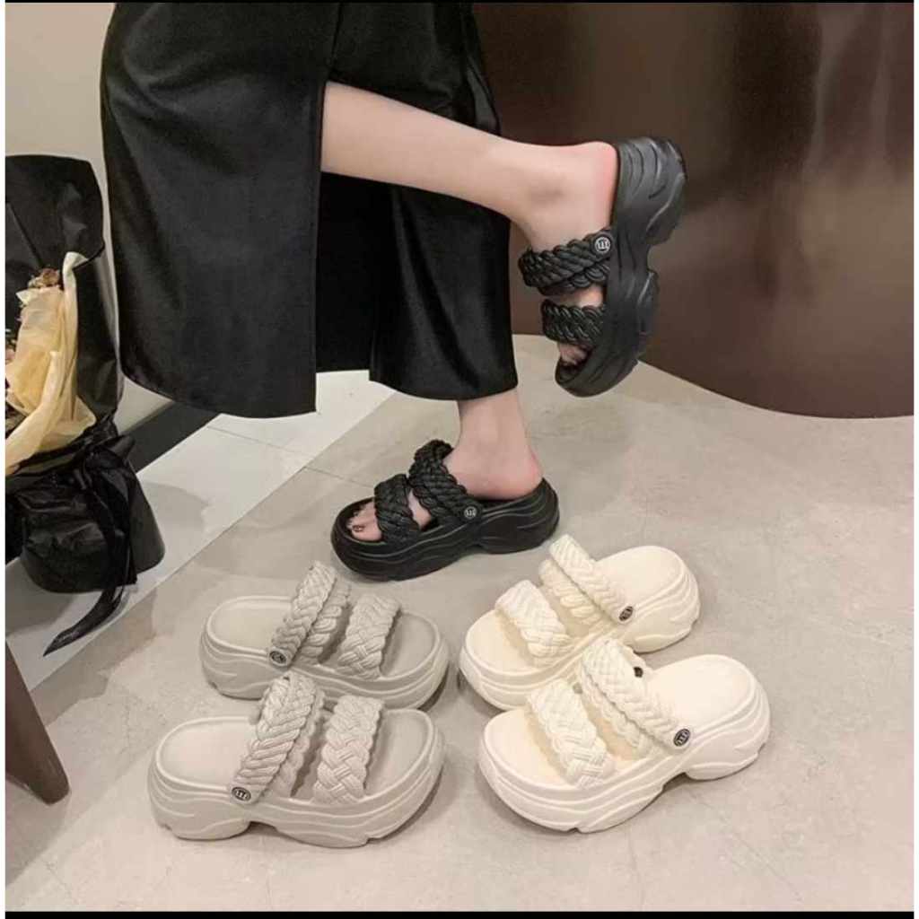 Jual SANDAL WEDGES WANITA KOREAN STYLE A-509W (36-40) SEPATU SANDAL ...