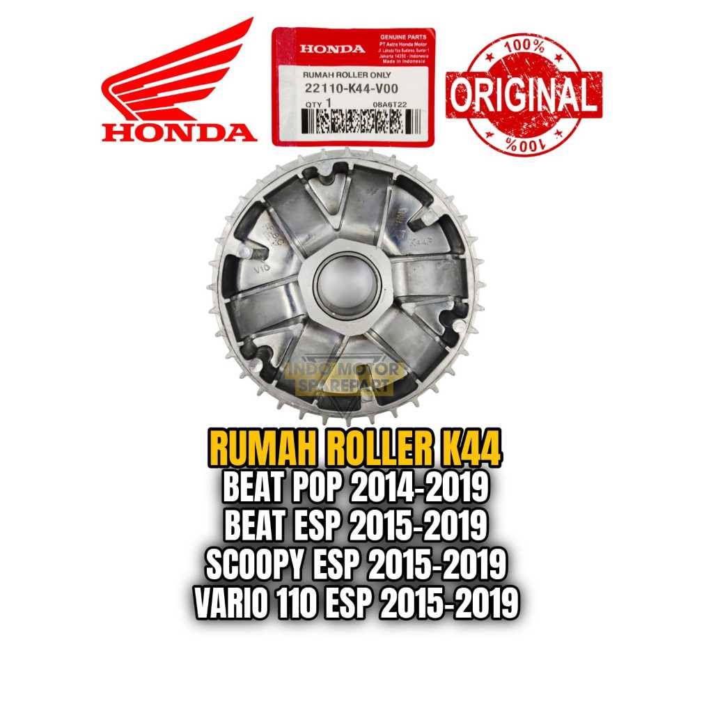 Jual RUMAH ROLLER K44 ASLI HONDA BEAT POP,BEAT ESP,SCOOPY ESP,VARIO 110 ...