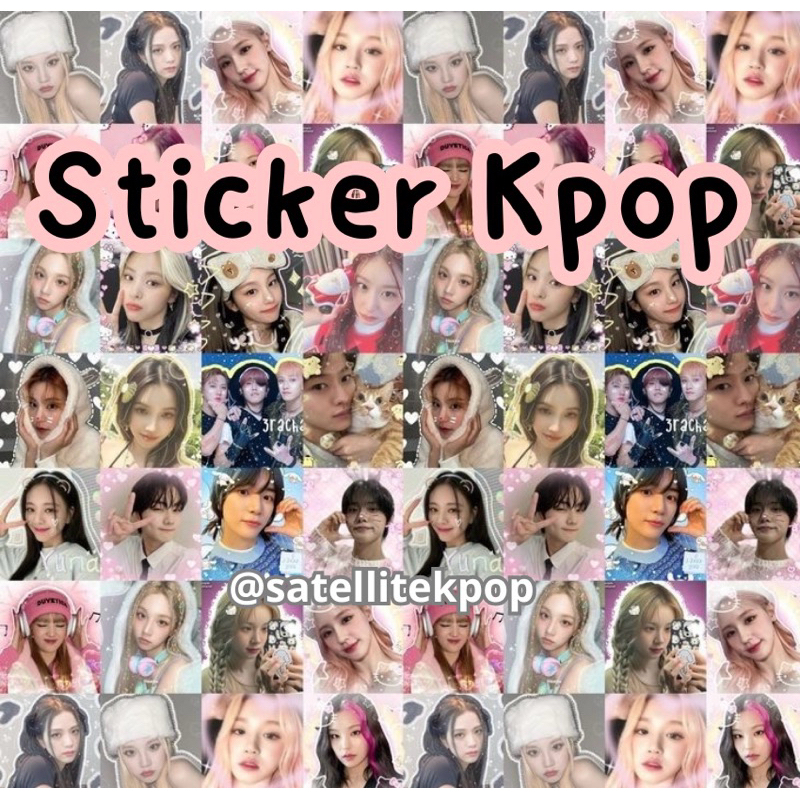Jual Sticker KPOP MURAH|ADA 2 UKURAN COCOK UNTUK FREEBIES | Shopee ...
