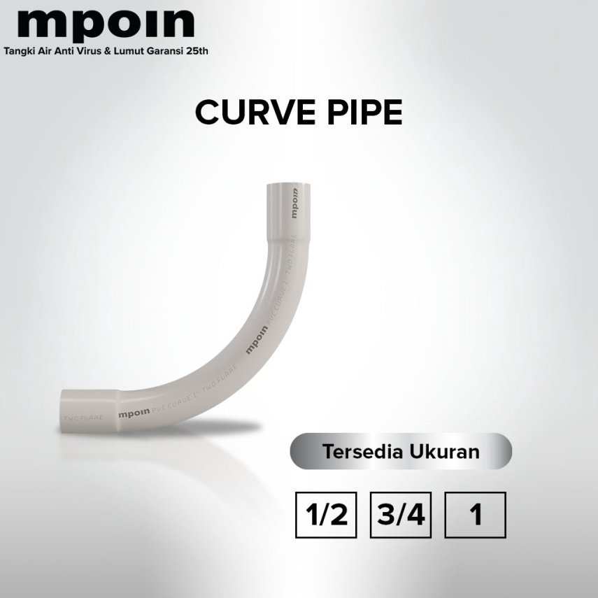 Jual Harga Murah CURVE PIPA LONG ELBOW MPOIN SAMBUNGAN PIPA PVC KNEE ...