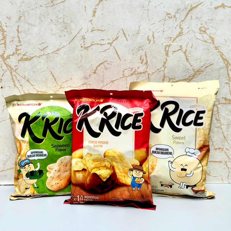 Jual KRice Crackers Delfi Orion Cheese Potato Sweet Seaweed | Shopee ...