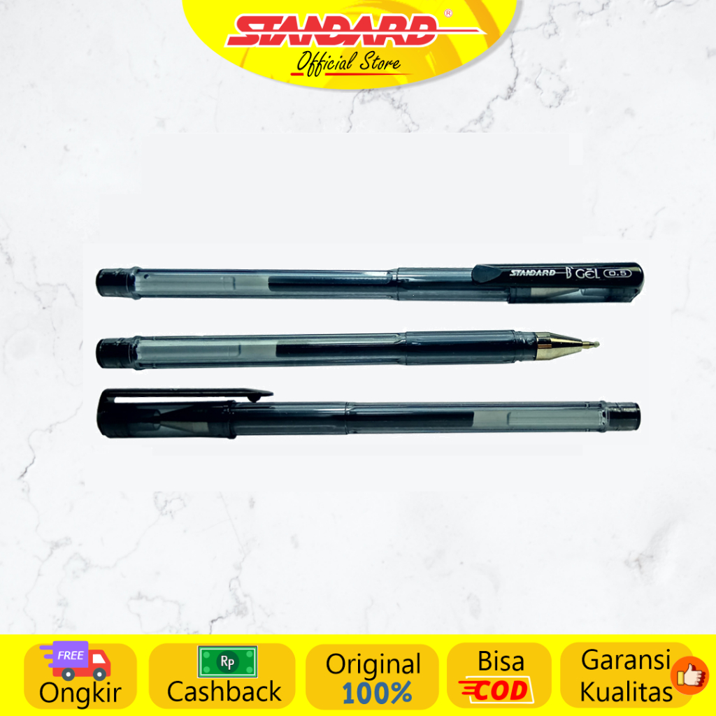 Standard - Pulpen BGel 0.5  ( Alat Tulis / Pen / Ballpoint / Pena ) (4)