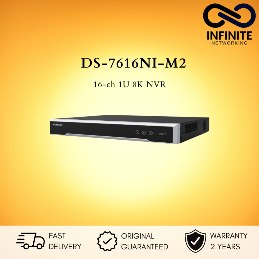 Jual HIKVISION DS-7616NI-M2 16-ch 1U 8K NVR | Shopee Indonesia