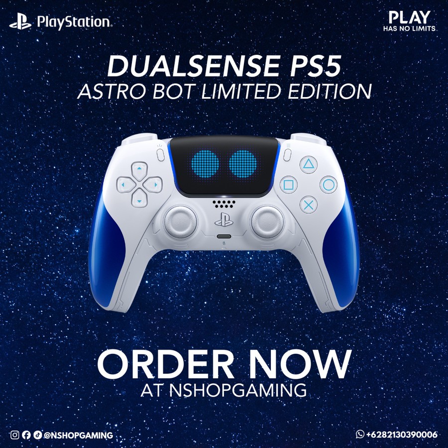 Jual Dualsense Wireless Controller - Astro Bot Limited Edition | Shopee ...
