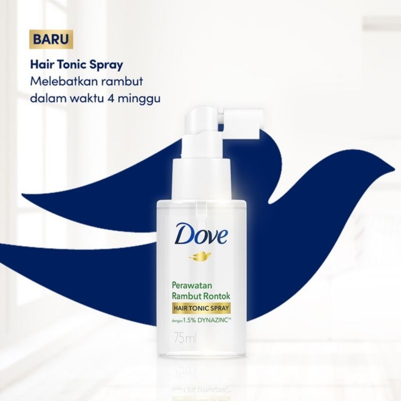 Jual Dove Hair Tonic Rambut Spray 75ml | Shopee Indonesia