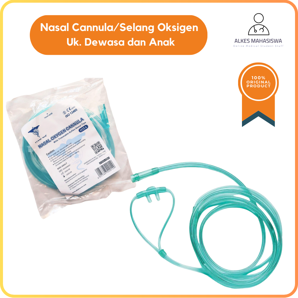 Jual Nasal Nassal Oksigen Oxygen Canula Dewasa dan Anak COSMOMED ...
