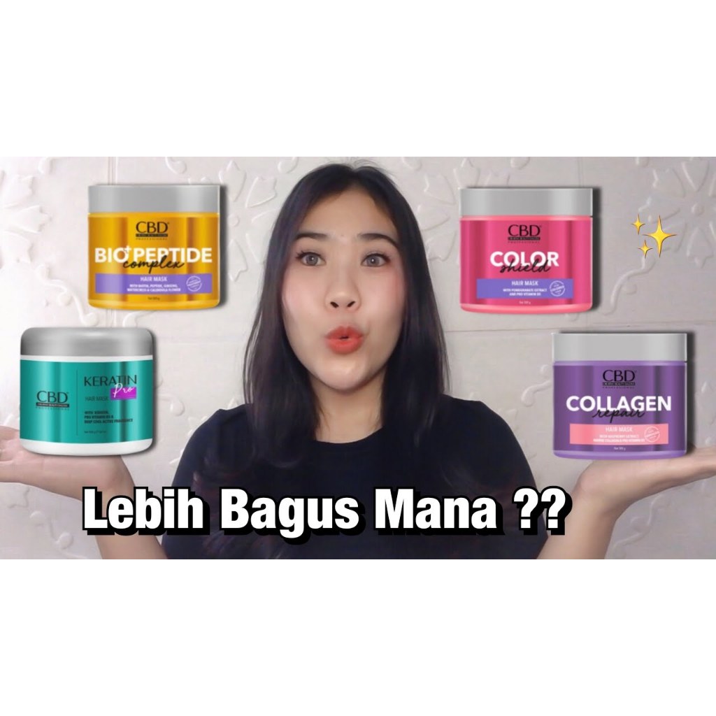 Jual CBD Profesional Hair Mask 500g Bio Peptide Color Shield Pro ...