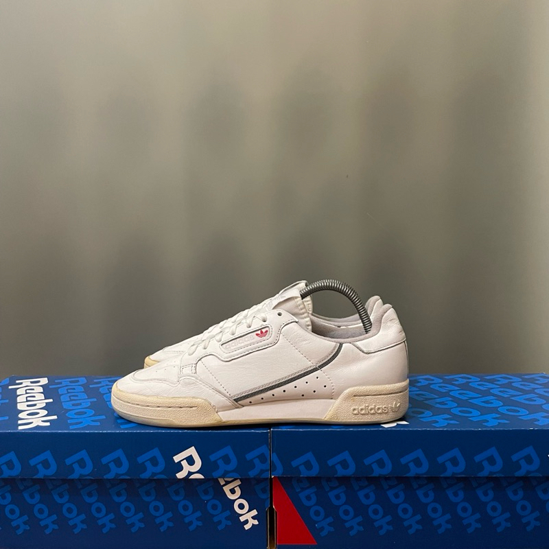 Jual 40 - Sepatu Adidas Bekas Second Adidas Continental 80 White Grey