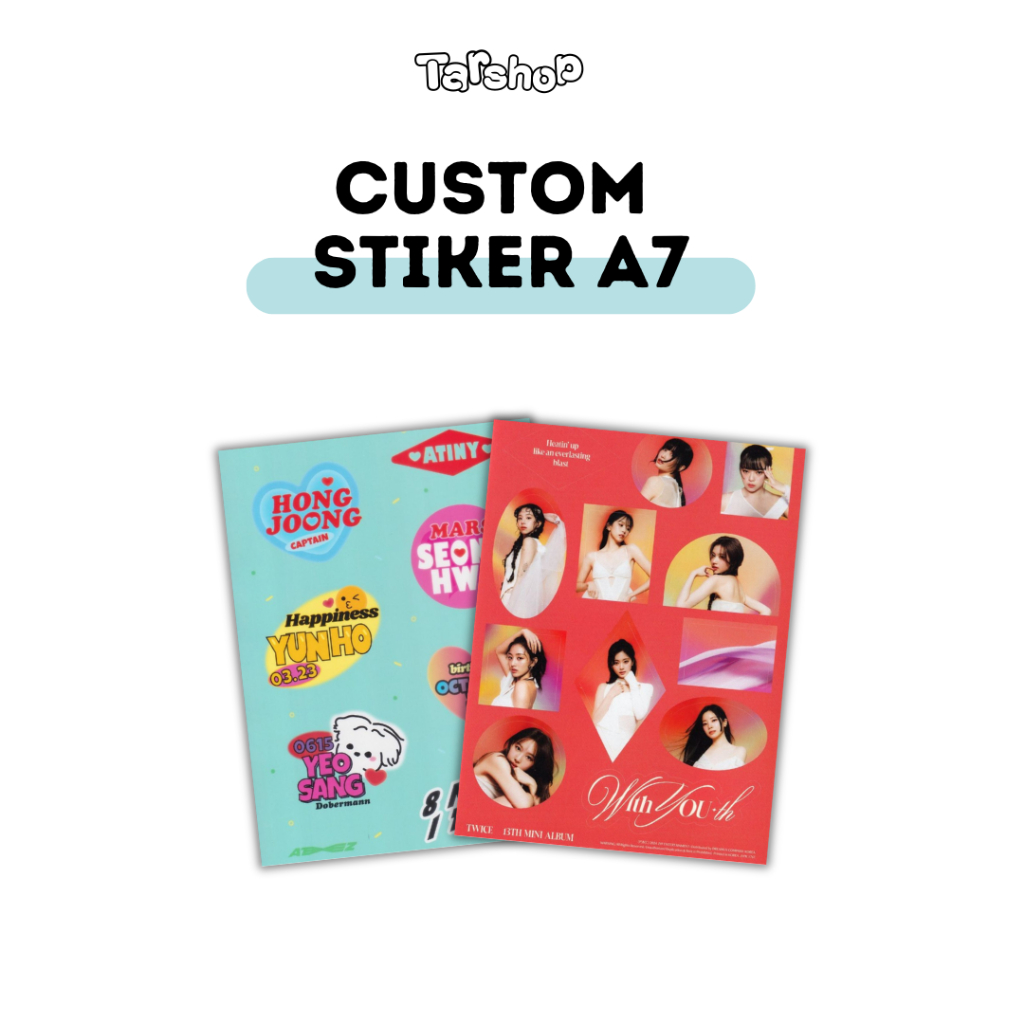Jual Custom - Stiker A7 Custom / K-pop / Non K-pop | Shopee Indonesia