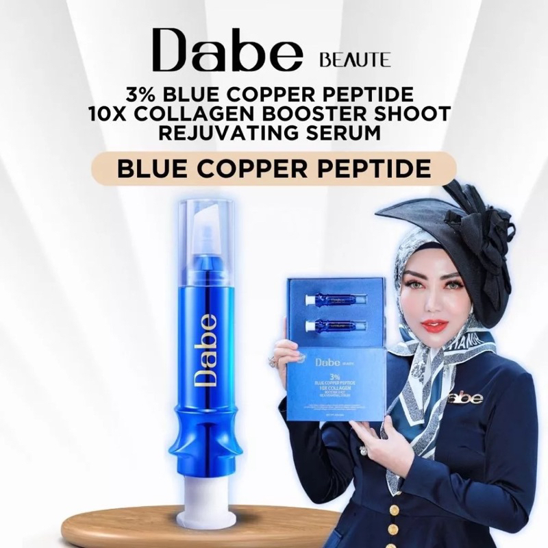 Jual Dabe Beaute - Blue Copper Peptide 10x Collagen Booster Shot ...