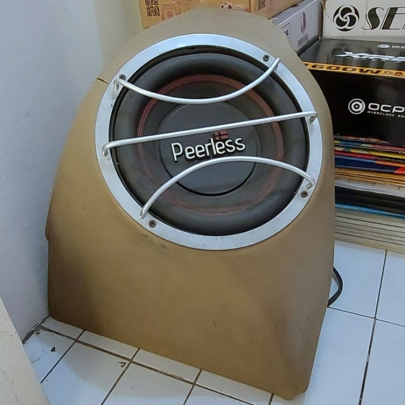 Jual Bundling subwoofer Peerless 10 inch + Box sudut innova (preloved ...
