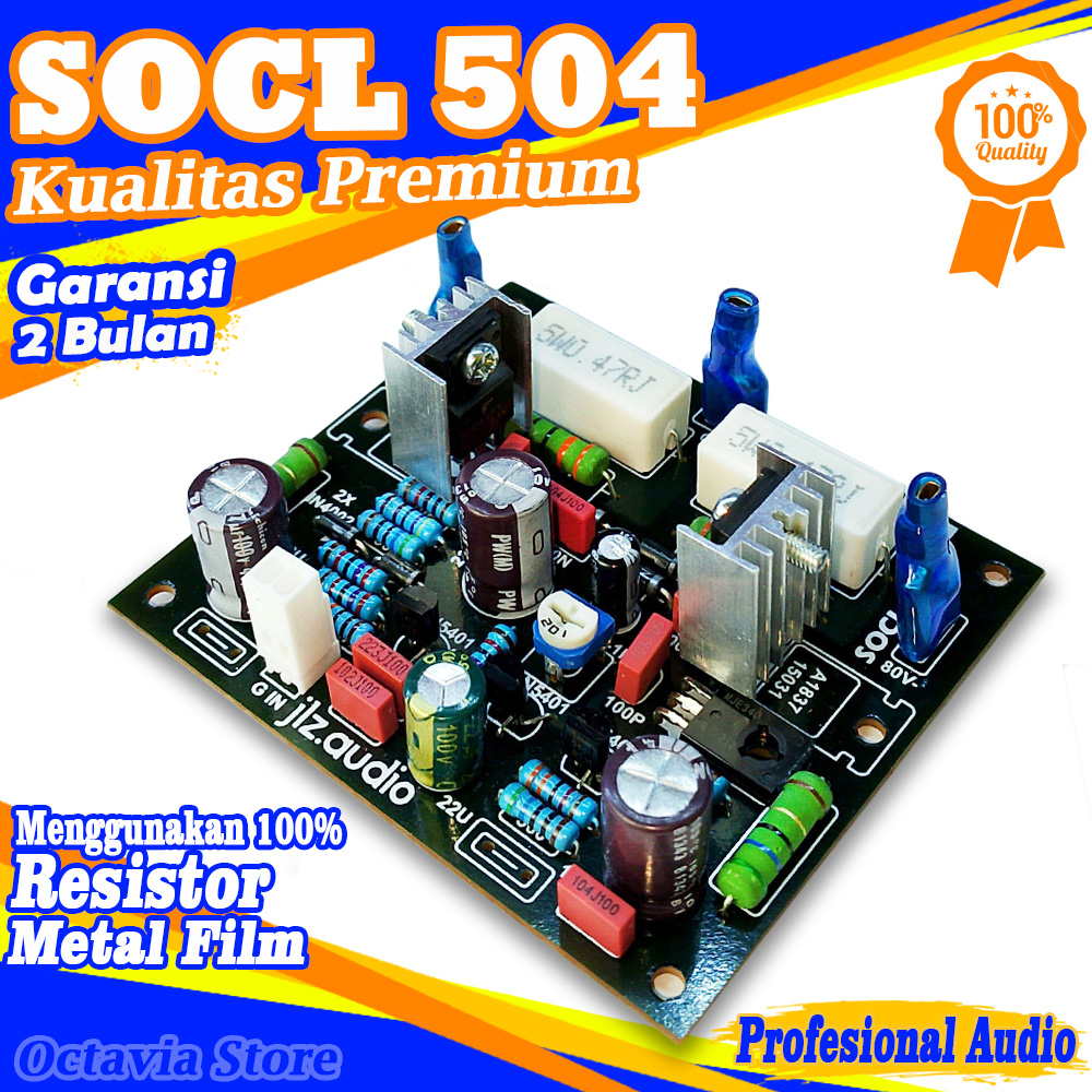 Jual Kit Power Amplifier SOCL 504 Original Kualitas Super Premium