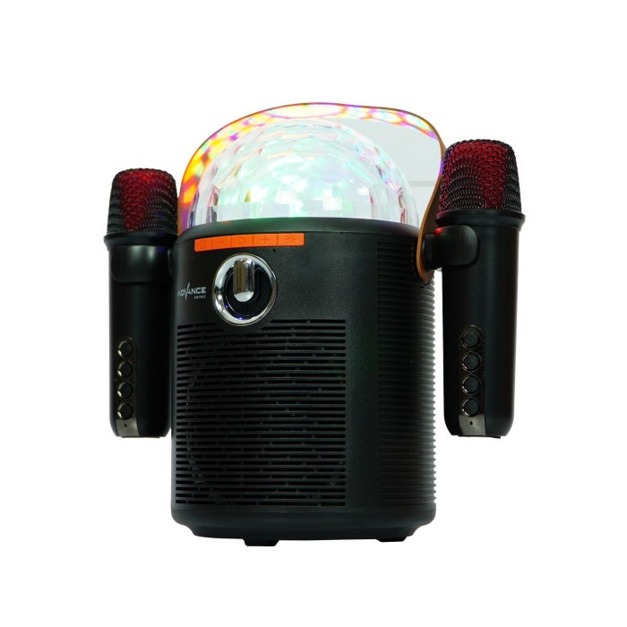 Jual Speaker Karaoke Bluetooth Mini Advance Portable V8 Lampu