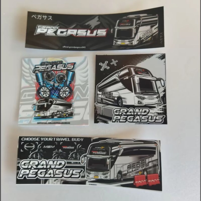 Jual stiker bus msm grand Pegasus ori atau asli | Shopee Indonesia