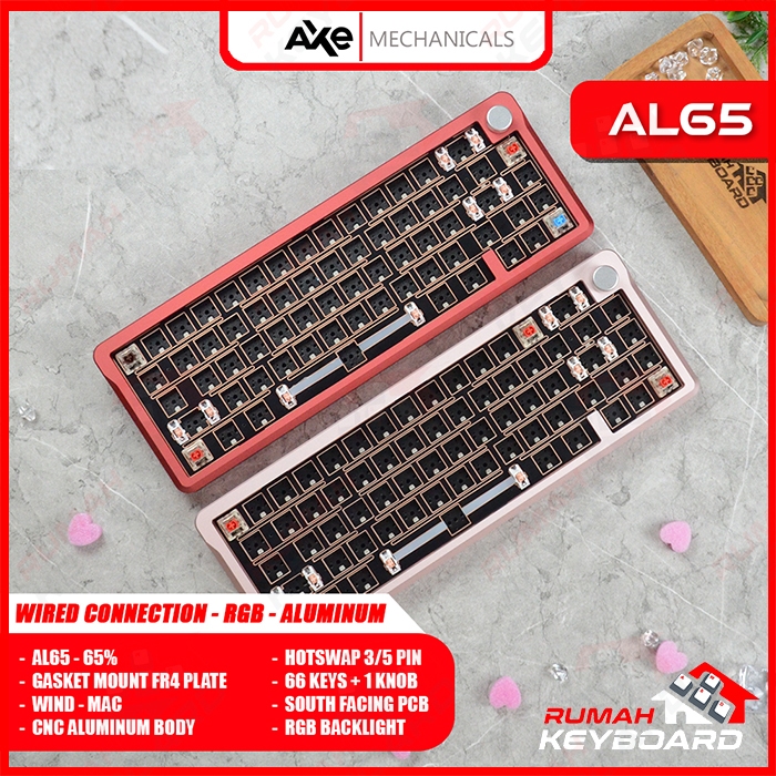 Jual AXE MECHANICALS - AL65 - 65% - Gasket- South RGB - Alumunium ...