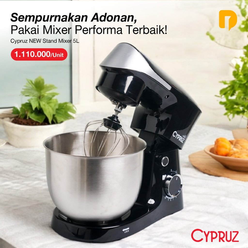 Cypruz NEW Stand Mixer 5L