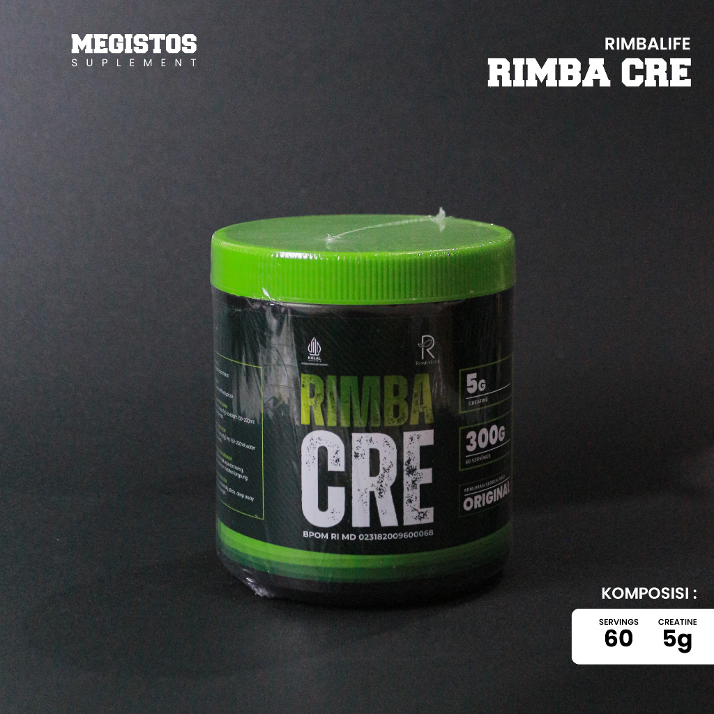 Jual Rimbalife Rimba Cre 300gr / RimbaCre Creatine Monohydrate 300 Gram ...