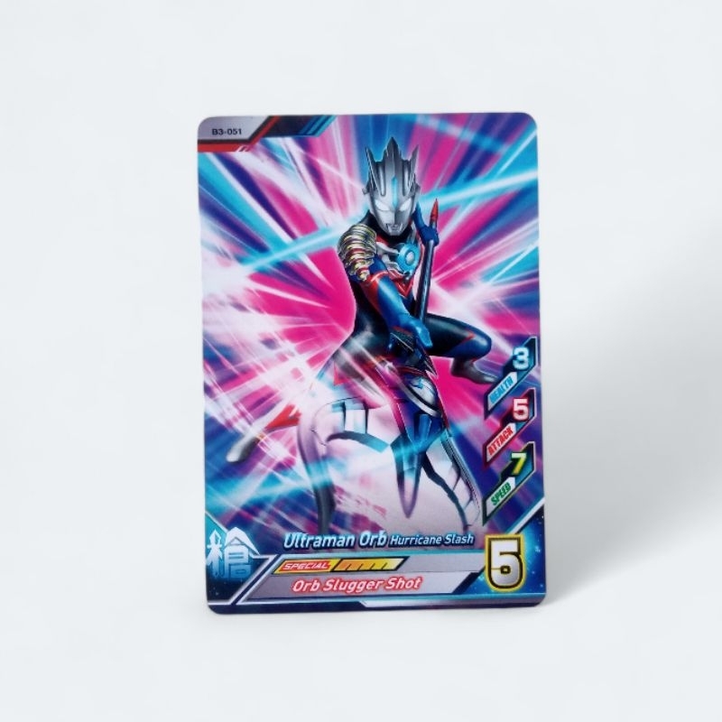 Jual Kartu Trading Ultraman Ultra Fusion Fight Card Orb Hurricane Slash ...