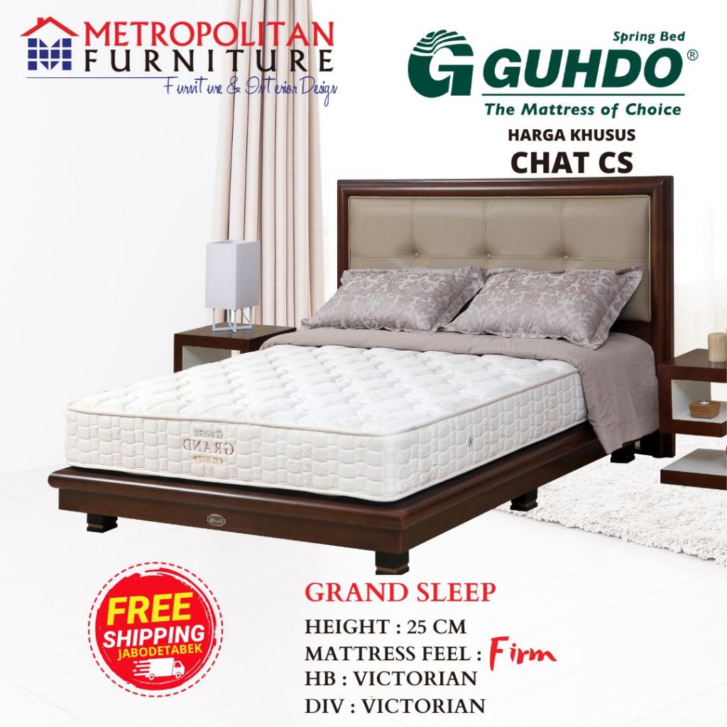Jual Kasur Springbed Guhdo Grand Sleep Full Set Victorian Style