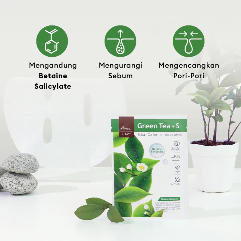 7days Mask Green Tea + S