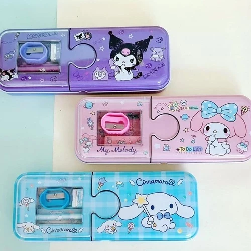 Kotak Pensil Anak Berkarakter / Tempat Pensil Lucu Unik 2 Tingkat Murah | AutoStock