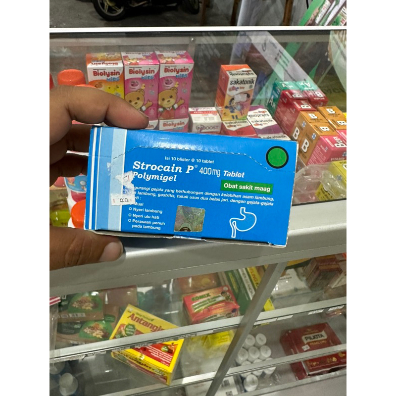 Jual STROCAIN P 400mg Obat Sakit Maag (Per Strip) | Shopee Indonesia