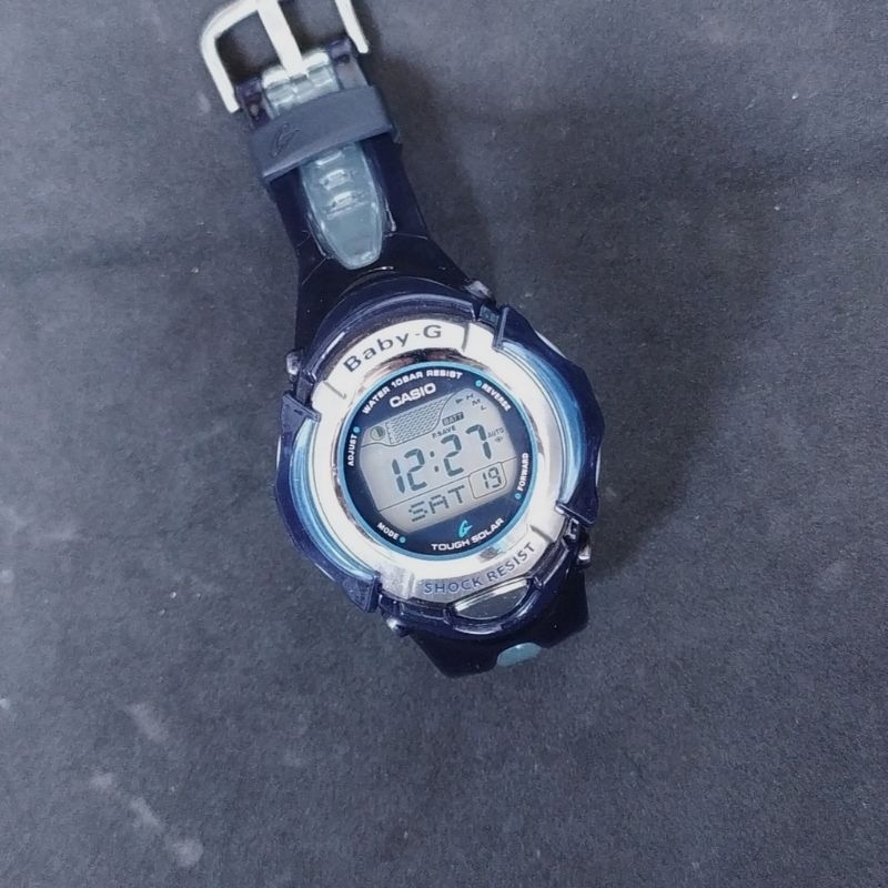 Casio Baby-G BGX-220 Tough Solar Tide Graph Blue Digital Watch Module 2611 Japan Casio Baby G Watch - Etsy main image 2