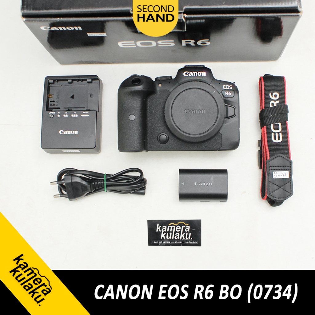 Jual CANON EOS R6 FULLSET BOX BODY ONLY MULUS LIKE NEW BUKAN EOS R, EOS ...
