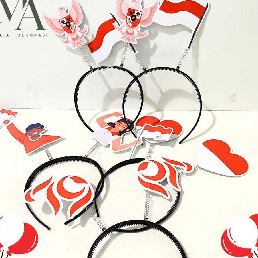 Jual NEW PROMO Bando Tuing Custom Tema 17 Agustus Merah Putih Hari ...