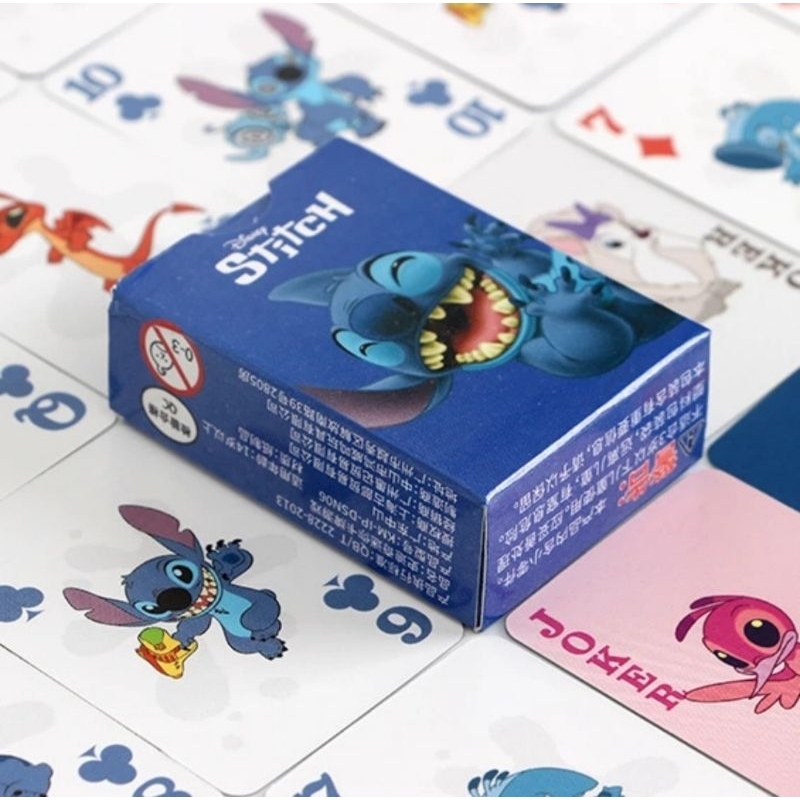 Jual Kartu Remi Mini Disney Stitch | Shopee Indonesia
