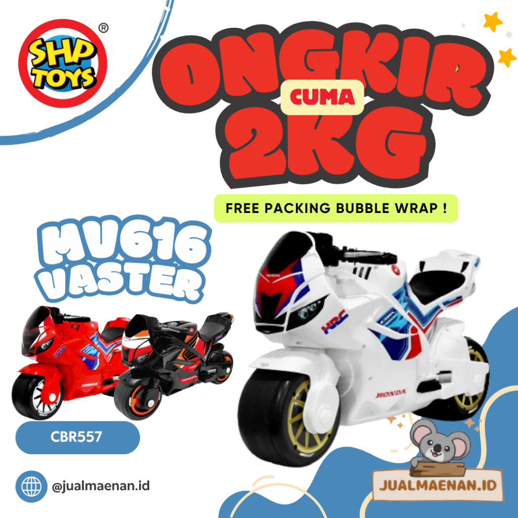 Jual Motor anak CBR 557 SHP Toys CBR-557 License HONDA 600RR 600 ...