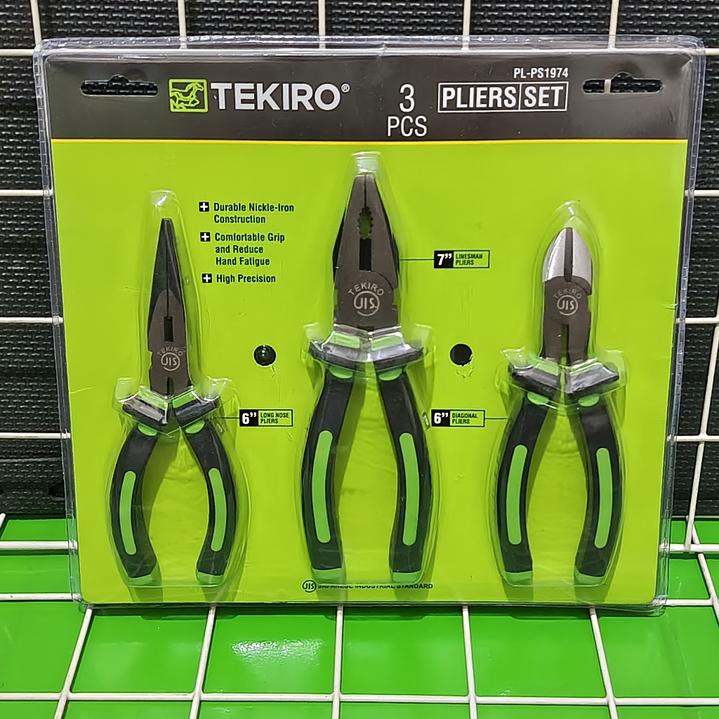 Jual Tang Tekiro Set 3 Pcs / Tang Potong /Tang Kombinasi / Tang Lancip ...