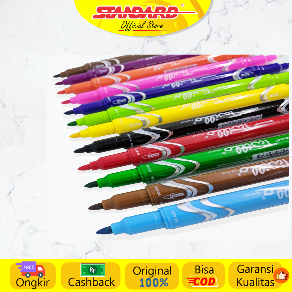 Standard  - Twillo Dualtip Marker ( Spidol Dualtip ) (2)