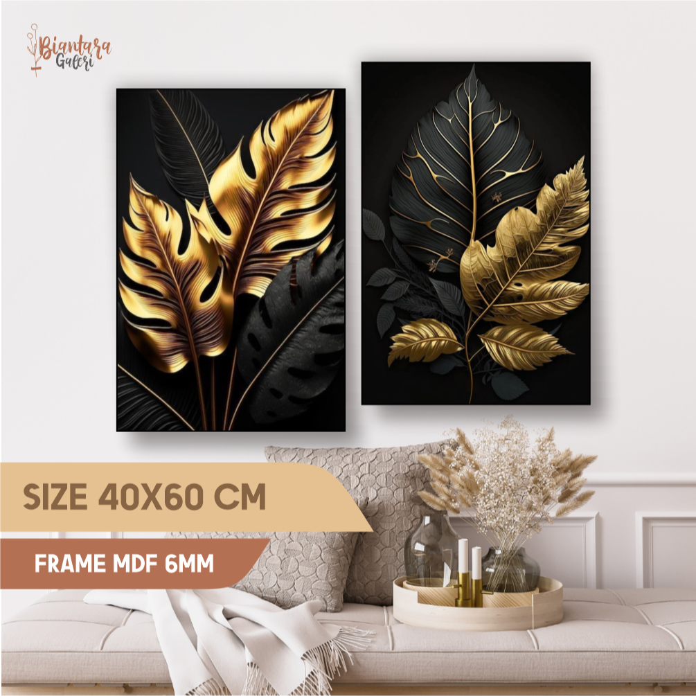 Jual SUPERJUMBO 40X60 CM Walldecor HIASAN DINDING BUNGA MONSTERA ...