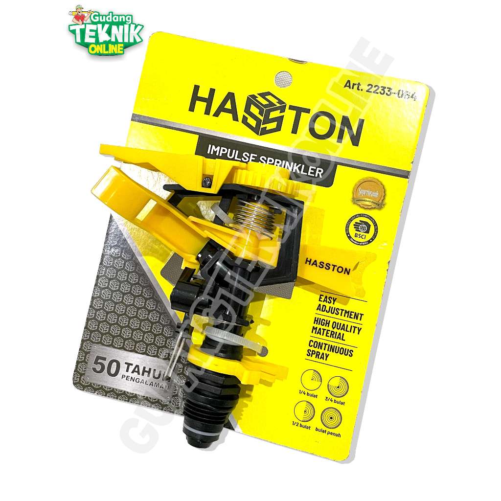 HASSTON Semprotan Air Sprinkle Taman HASSTON 2233-064 / Kepala Semprotan Siram Penyiram Tanaman Taman Kebun SPRINKER Sepringkel Springkel 2233 064 HASSTON
