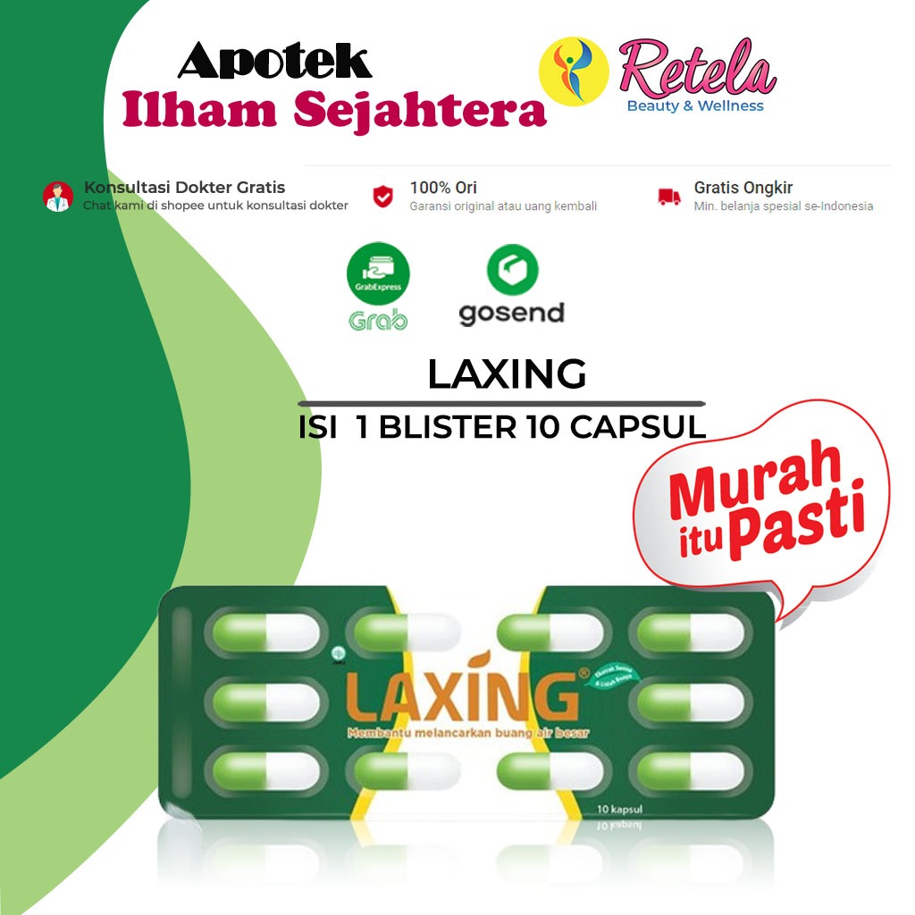 Jual LAXING 1 BLISTER 10 CAPSUL | Shopee Indonesia