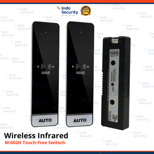Jual Exit Button WIRELESS + WAVE ( no touch ) New Access Control ...