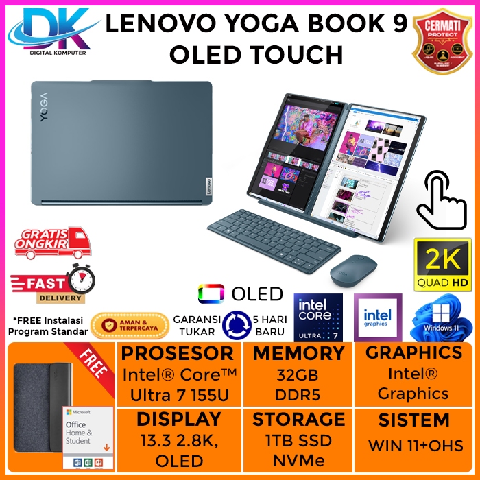 Lenovo Yoga Book 陥 9 2x13.3