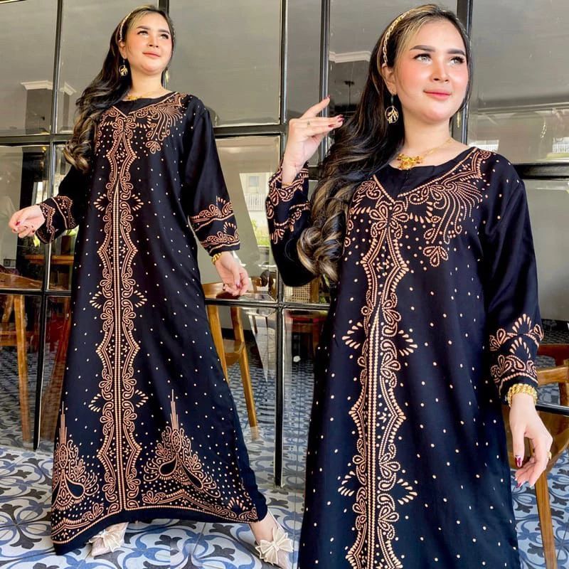 Jual DASTER LONGDRESS LENGAN PANJANG KANCING DEPAN KEKINIAN LD 100 ...